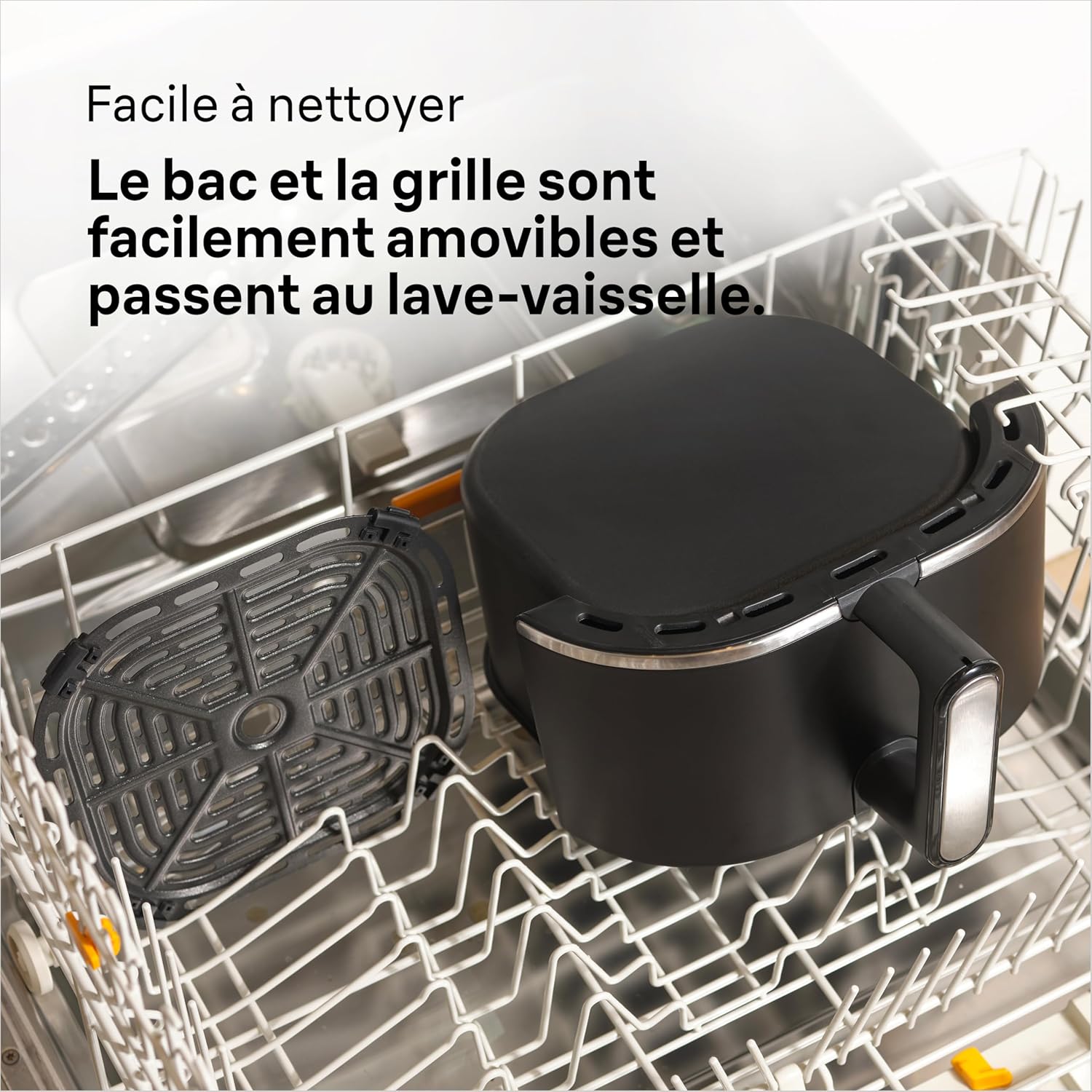 Braun MultiFry 3 HF3030IBK – Friteuse à Air 4,3L 1500W Noir Mat, Technologie RealAir, 8 Programmes, Contrôle Tactile