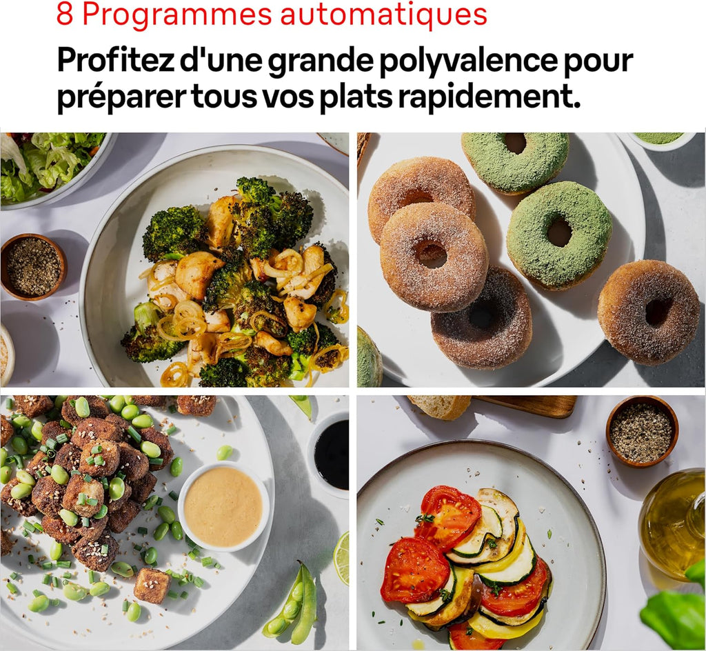 Braun MultiFry 3 HF3030IBK – Friteuse à Air 4,3L 1500W Noir Mat, Technologie RealAir, 8 Programmes, Contrôle Tactile