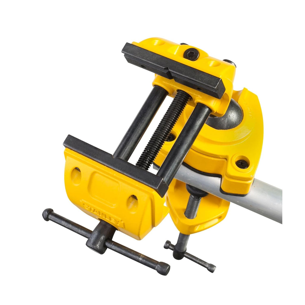 Étau Multi-Angle MAXSTEEL 1-83-069 Jaune/Noir - 75mm Ouverture Mâchoires