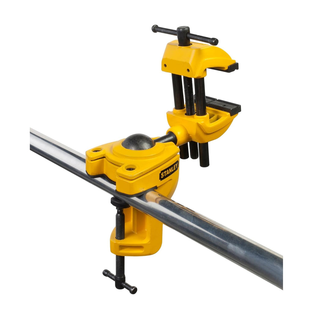 Étau Multi-Angle MAXSTEEL 1-83-069 Jaune/Noir - 75mm Ouverture Mâchoires