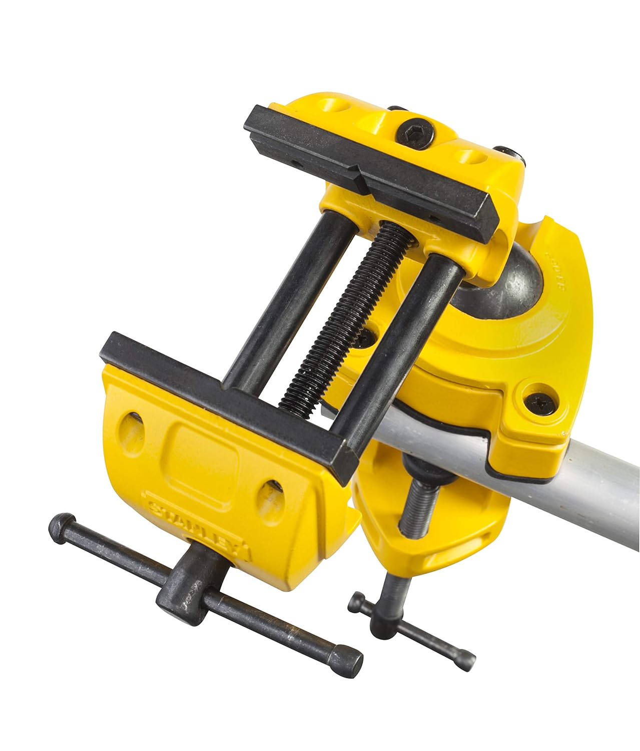 Étau Multi-Angle MAXSTEEL 1-83-069 Jaune/Noir - 75mm Ouverture Mâchoires