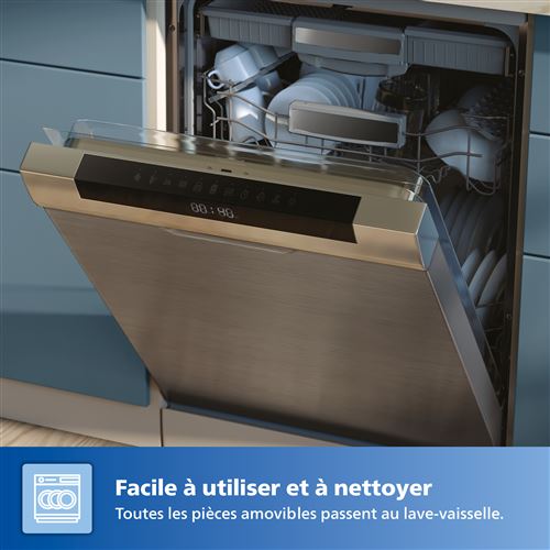 Philips Airfryer NA342/00 7,2L Noir – Friteuse Sans Huile XXL, Cuisson à Air Chaud, Grande Capacité