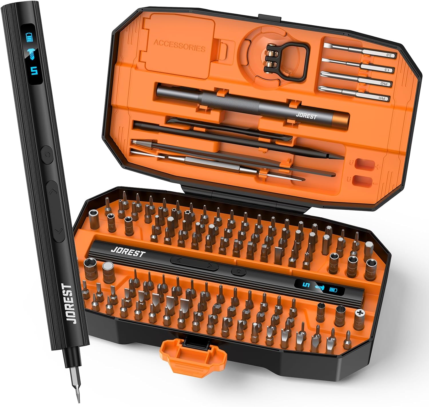 Kit Tournevis de Précision 59 Pièces - Torx T5 T6 T7 T8 T9 T10 T15, Pentalobe P2 P5 P6, Triwing Y000 - Outils Réparation iPhone, MacBook, PC, Laptop, Switch, PS4, PS5, Lunettes, Montre
