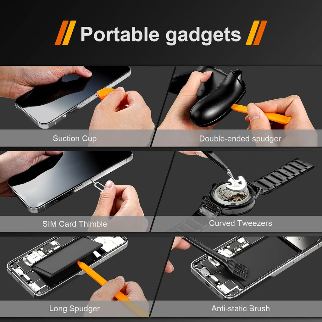 Kit Tournevis de Précision 59 Pièces - Torx T5 T6 T7 T8 T9 T10 T15, Pentalobe P2 P5 P6, Triwing Y000 - Outils Réparation iPhone, MacBook, PC, Laptop, Switch, PS4, PS5, Lunettes, Montre