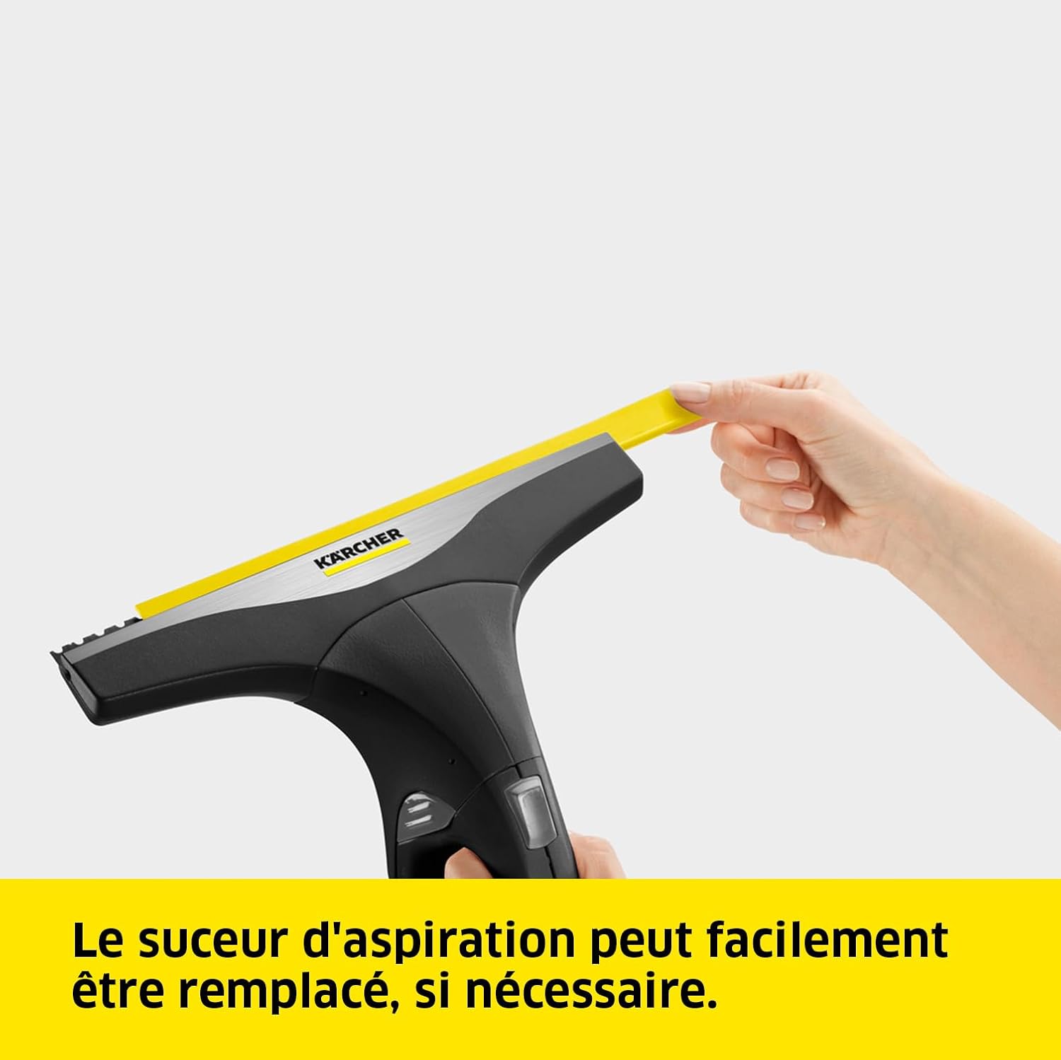 Nettoyeur de Vitres Sans Fil WV 2 Lave-Fenêtre Électrique, 2 Raclettes Incluses, Édition Spéciale 10 Ans, +40% Autonomie, Nettoyage Rapide et Sans Traces