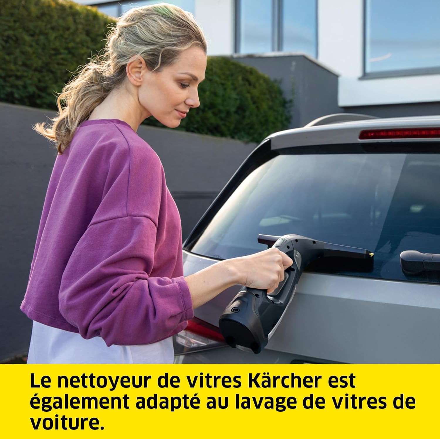 Nettoyeur de Vitres Sans Fil WV 2 Lave-Fenêtre Électrique, 2 Raclettes Incluses, Édition Spéciale 10 Ans, +40% Autonomie, Nettoyage Rapide et Sans Traces
