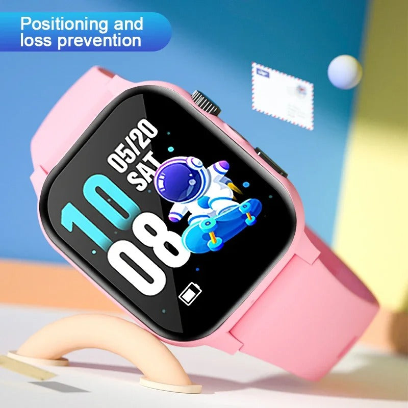 Montre Connectée Enfant GPS 4G S30 – Appel Vidéo, SOS, Caméra 13MP, Localisation Temps Réel, Étanchéité, Carte SIM – Cadeau Idéal Garçons Filles