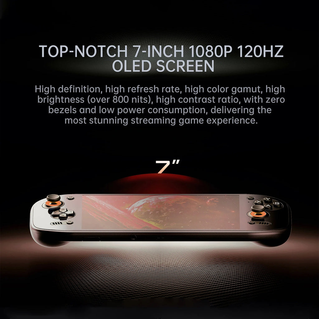 Console de jeu portable AYN Odin 2 Portal Android, OLED 120 Hz, Snapdragon 8 Gen 2