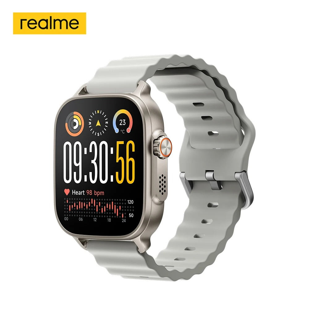Montre Connectée realme Watch 5 GPS Indépendant AMOLED 1.97" 14 Jours Batterie