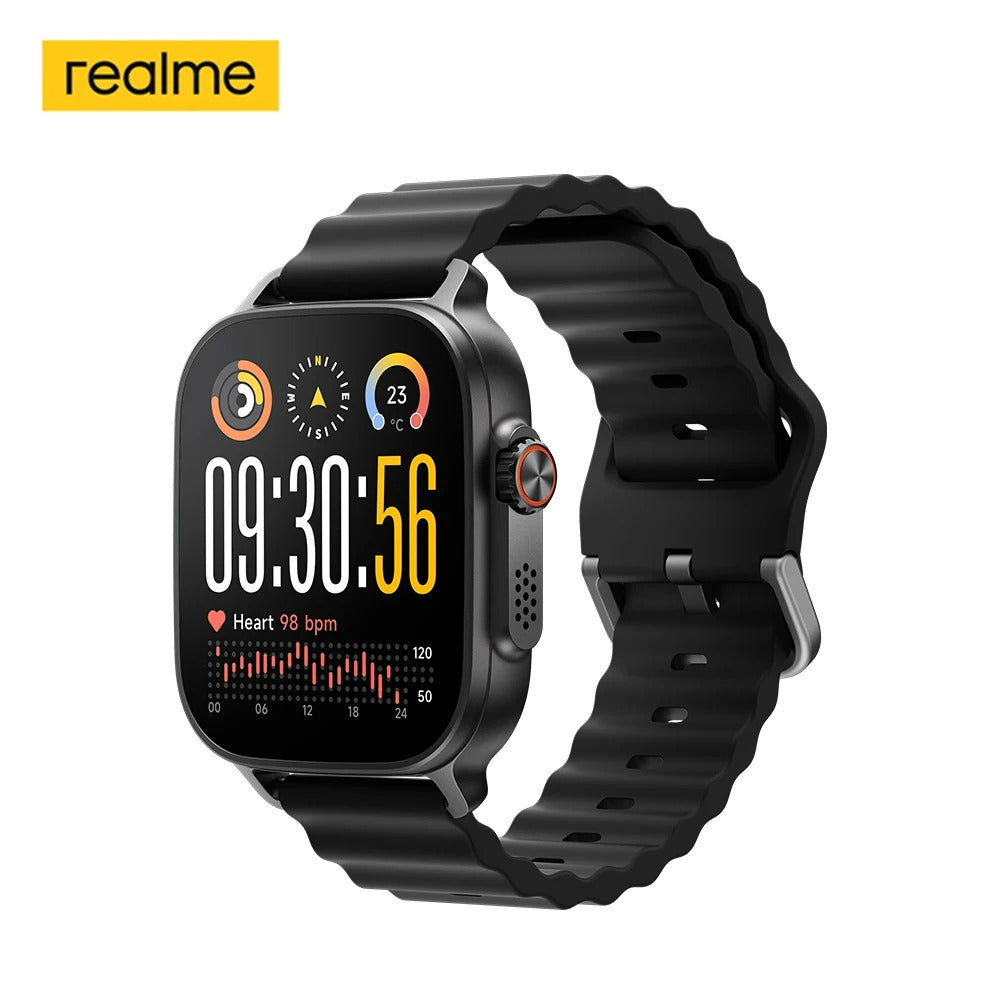 Montre Connectée realme Watch 5 GPS Indépendant AMOLED 1.97" 14 Jours Batterie